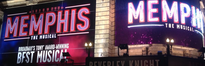 Memphis the musical at Shaftesbury Theatre